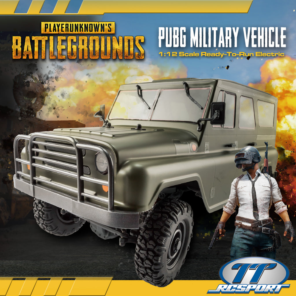 1/6 12インチ U.S Military Vehicle TTRCSport - PUBG Official Licensed 4x4 AMERICAN PICKUP TRUCK