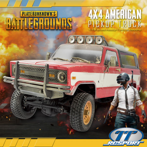 PUBG 4x4 AMERICAN PICKUP TRUCK 1/12 Electric RTR