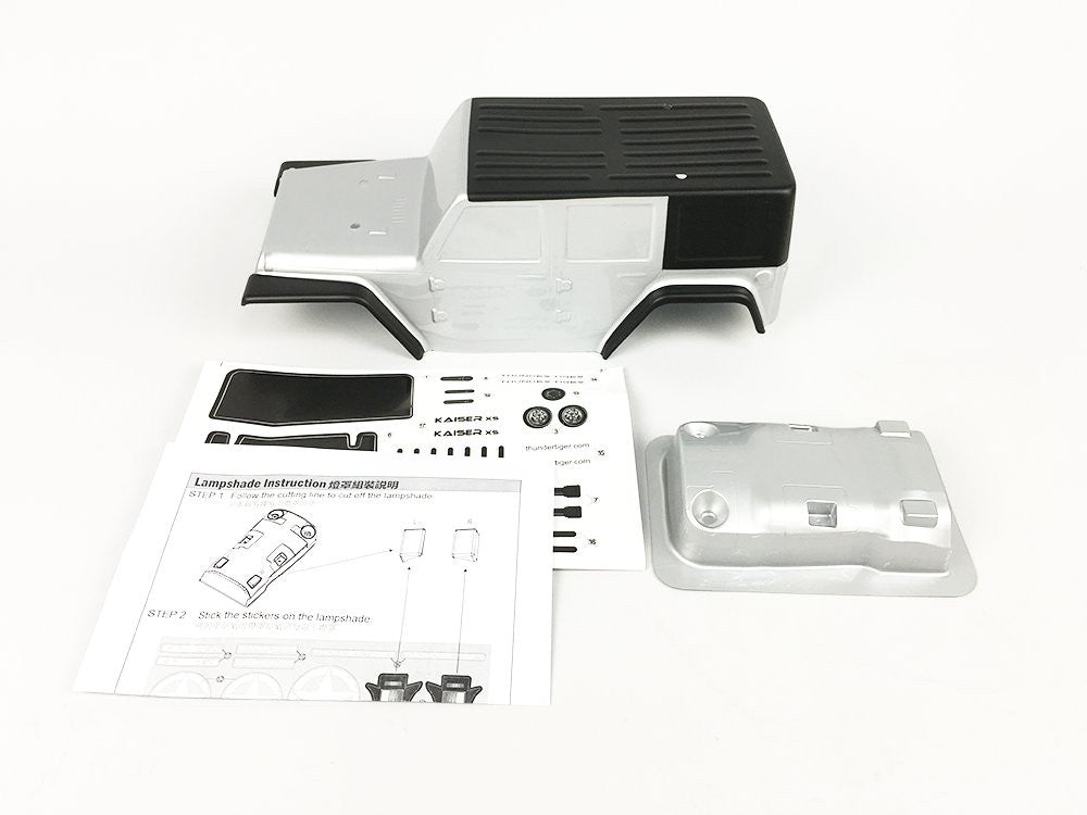 KAISER XS Parts Pre-Painted Body Silver PD90414S1 – ThunderTiger