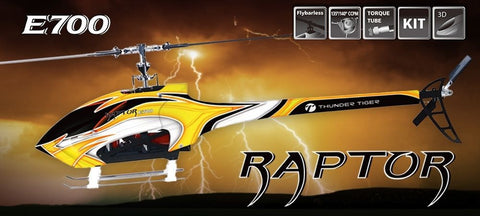 Raptor E700 V2 Flybarless Elektro 키트 4761-K30